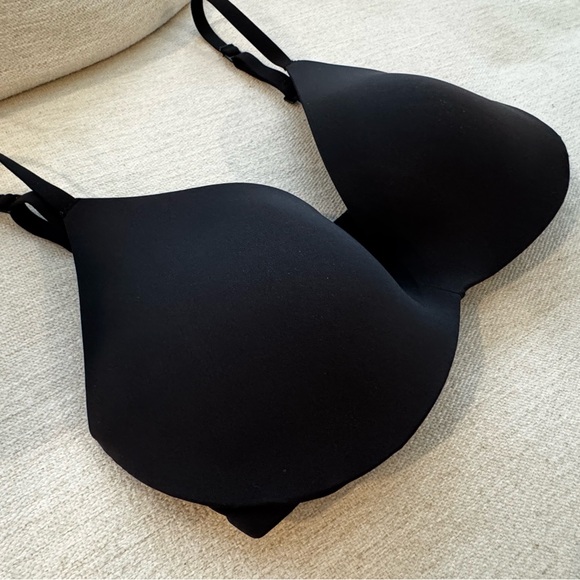 Skims Wireless Form PUSH-UP PLUNGE BRA Size 32D Color Onyx Excellent Condition - Picture 4 of 8